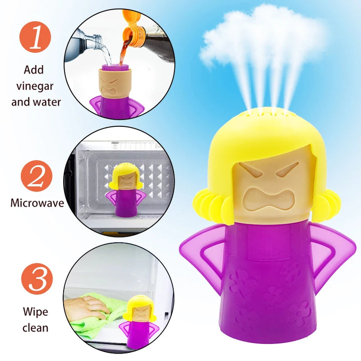 Limpiador a vapor para microondas Angry Mama - Angry Mama Yellow