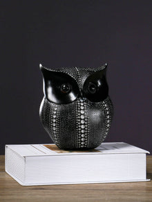 Escultura Búho de resina para decoración