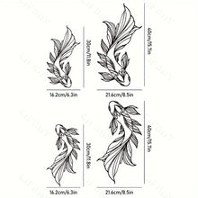 2pcs Koi Metal Wall Art, Fish School Home Interior Wall Decoration, Living Room Metal Wall Art Decoration