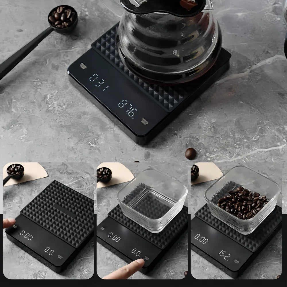 Balanza Digital Barista para Café con Timer
