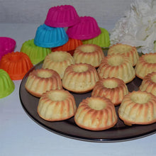 Set de 12 Moldes de Silicona para Muffins