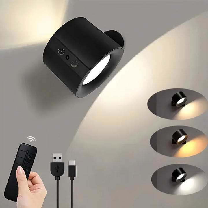 Aplique LED magnético rotativo - White