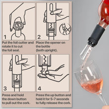 Abridor eléctrico de vino premium
