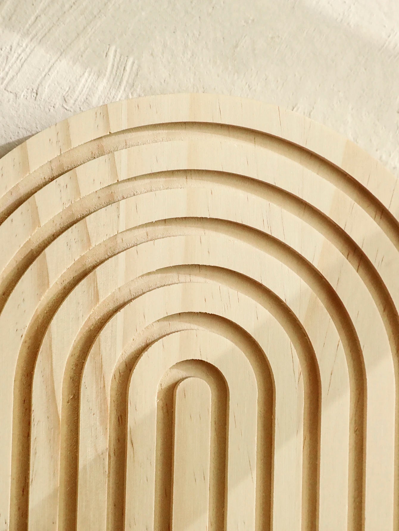 Repisa arco de madera estilo boho para pared