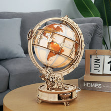 Lámpara Globo 3D de madera para decoración