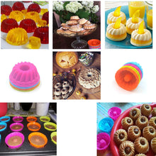 Set de 12 Moldes de Silicona para Muffins