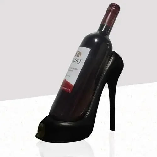 Portavinos decorativo zapato de tacón alto