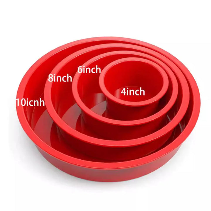 Molde Redondo de Silicona para Tortas