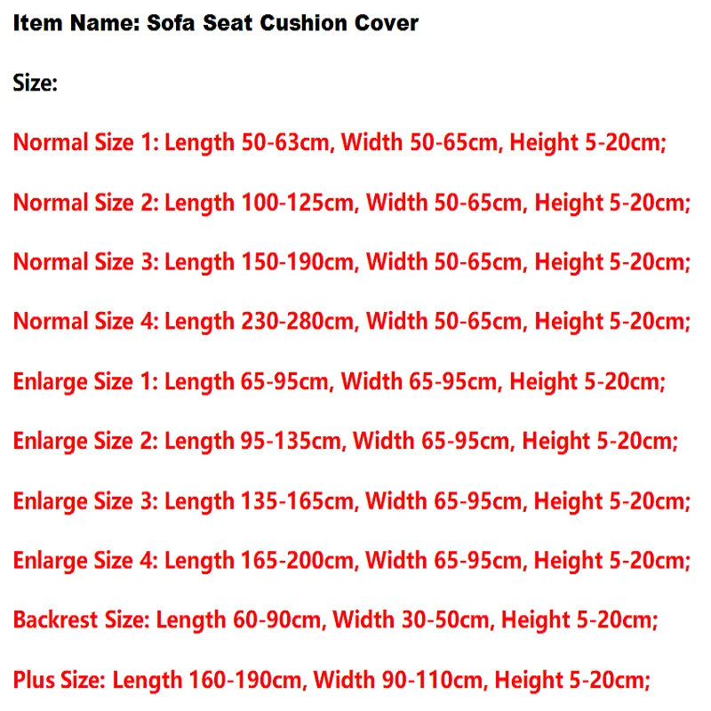 Thicken Elastic Sofa Cover For Living Room Solid Color Furniture Protector Sofa Cushion Cover slipcover Removable Couch Covers