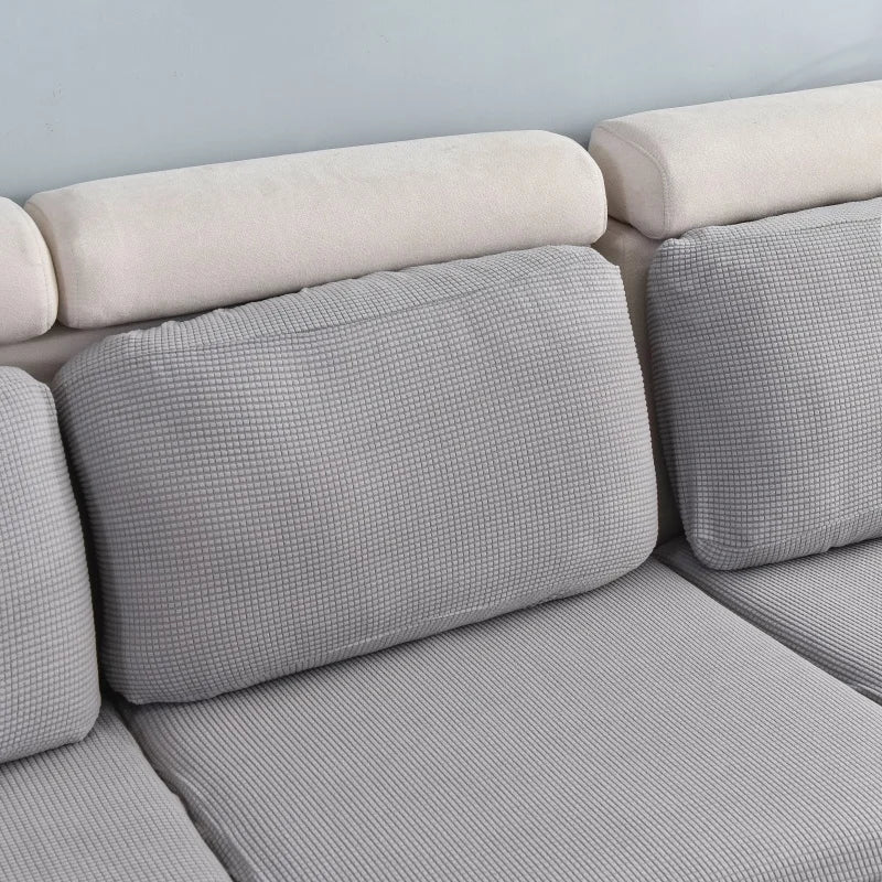 Thicken Elastic Sofa Cover For Living Room Solid Color Furniture Protector Sofa Cushion Cover slipcover Removable Couch Covers