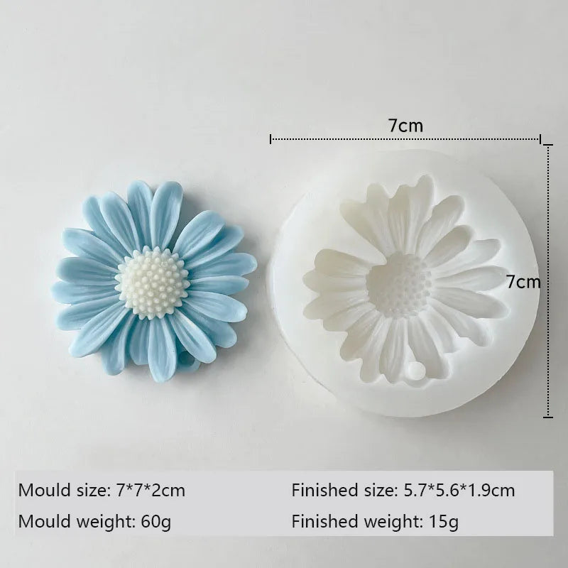 Molde de Silicona 3D para Velas y Jabones