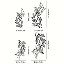 2pcs Koi Metal Wall Art, Fish School Home Interior Wall Decoration, Living Room Metal Wall Art Decoration