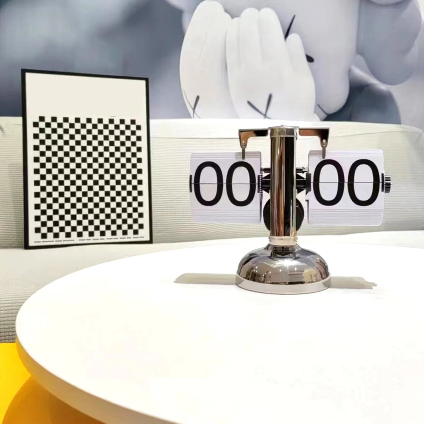 Reloj flip retro de mesa
