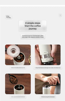 Molinillo Manual de Café Compacto