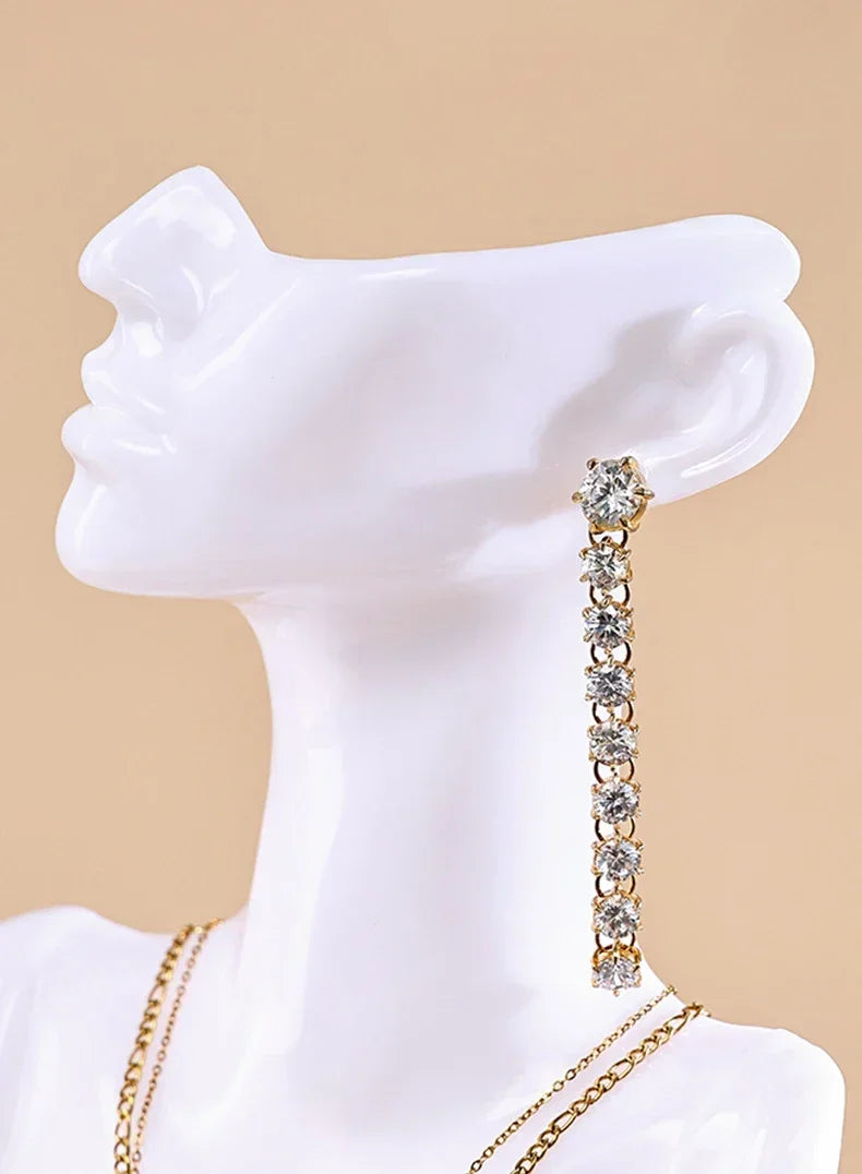 Busto expositor de joyas para collares y accesorios