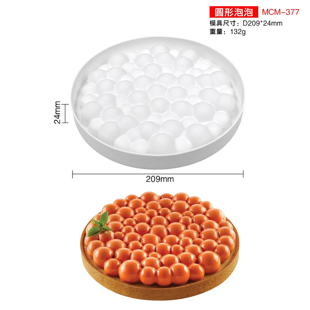 Molde de Silicona Geométrico para Mousse y Chocolate
