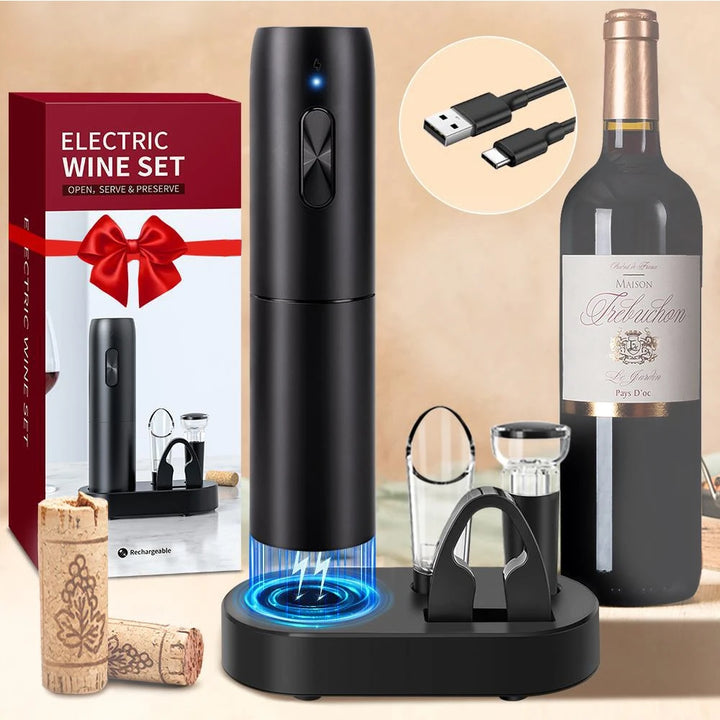 Abridor eléctrico de vino premium - T071