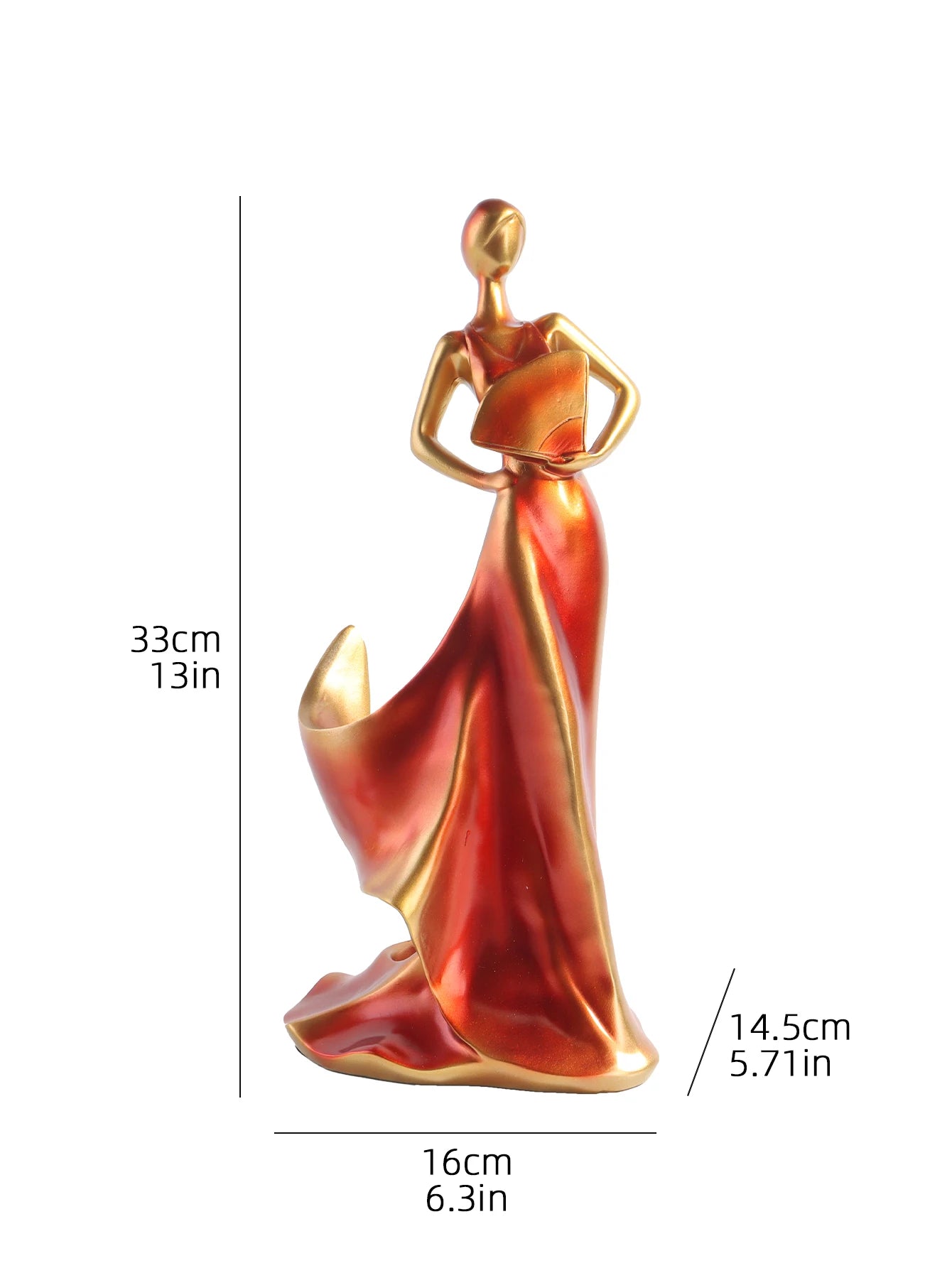 Portavinos figura mujer decorativo