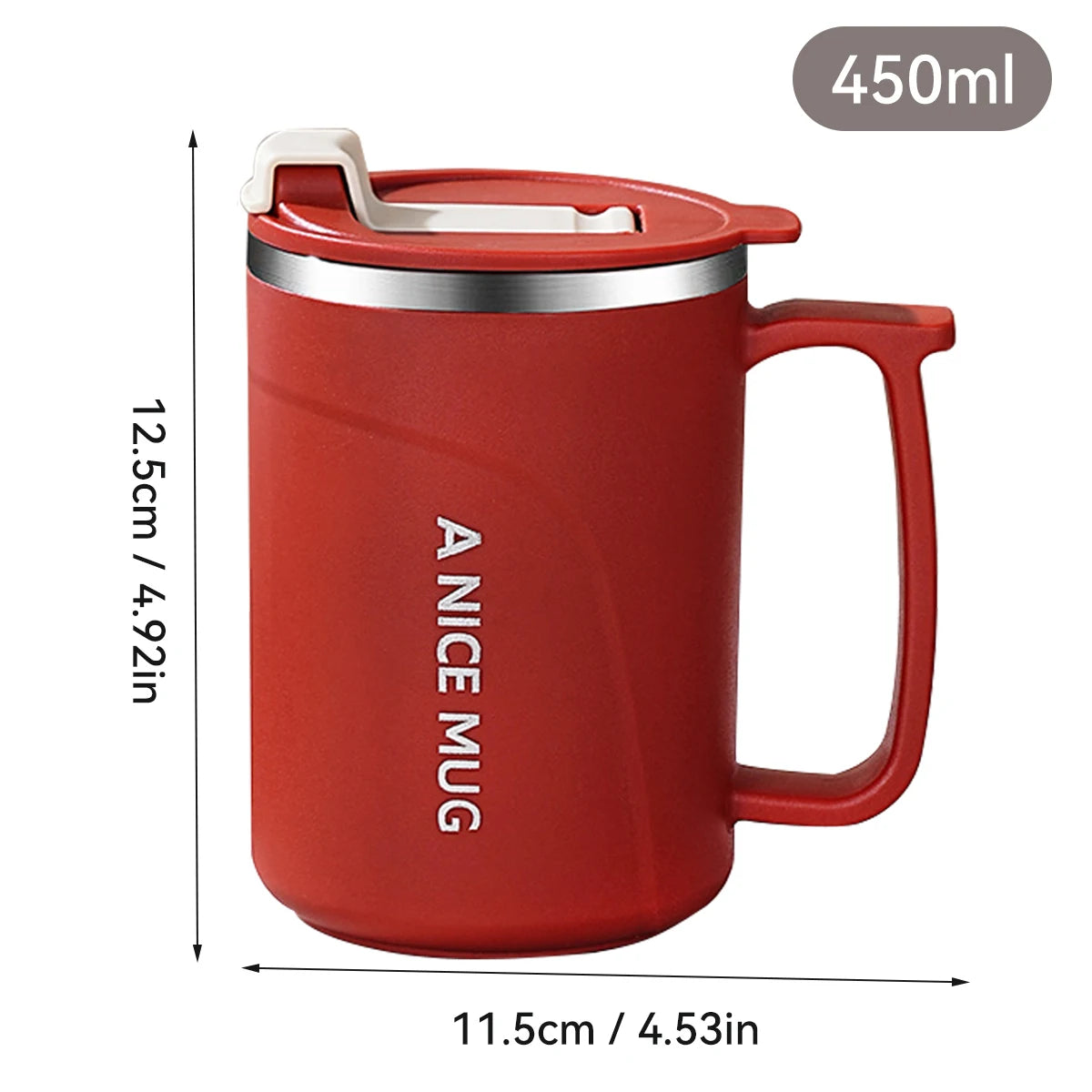 Taza Térmica de Acero Inoxidable 500 ml