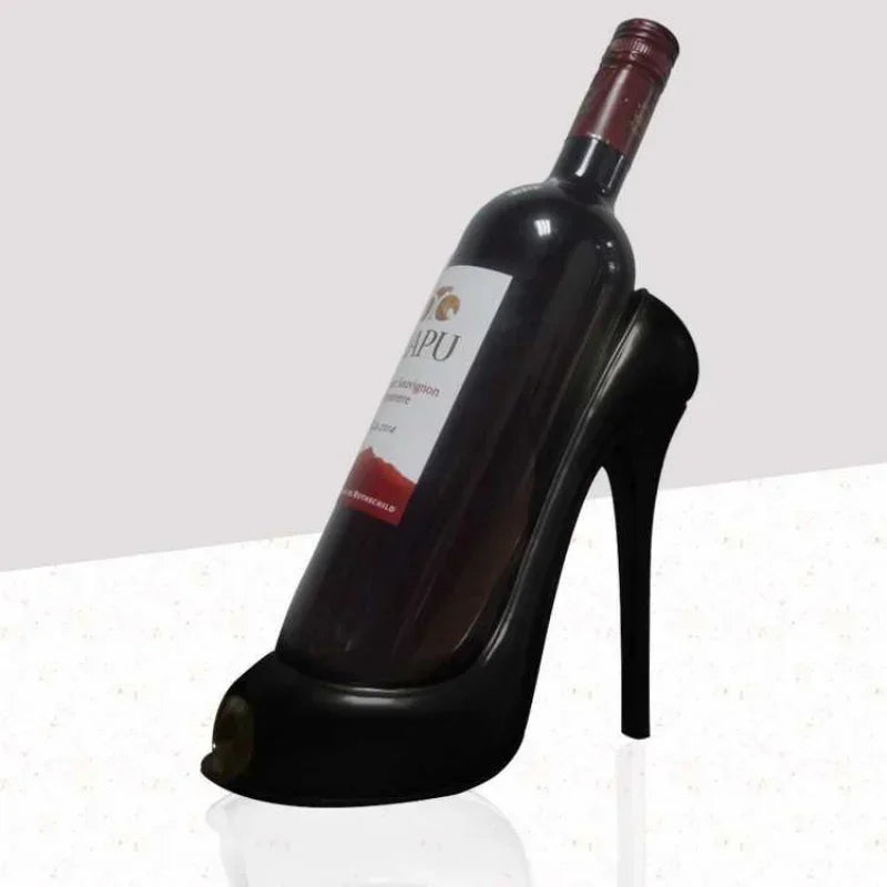 Portavinos decorativo zapato de tacón alto