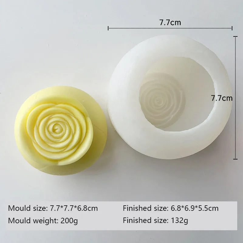 Molde de Silicona 3D para Velas y Jabones