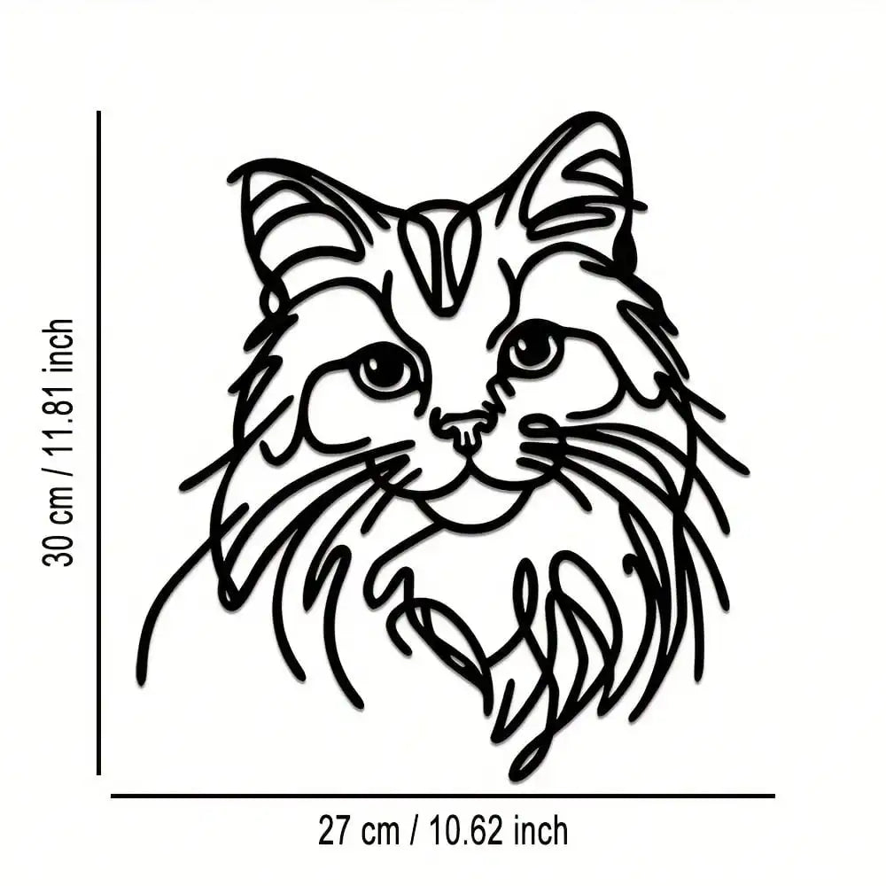 Metal Crafts Selling Bedroom Living Room Ornaments Cat Decorations, Crafts Ornaments Home Decoration metal wall hanging