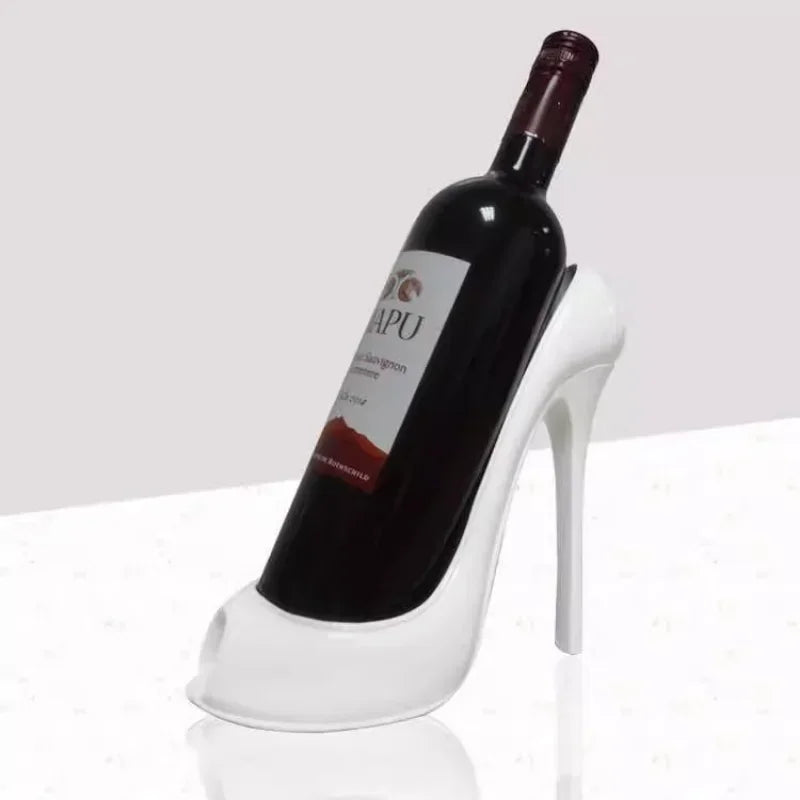 Portavinos decorativo zapato de tacón alto
