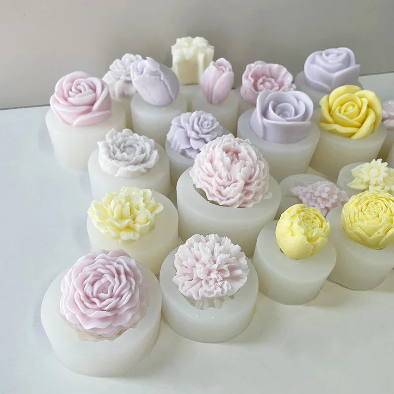Molde de Silicona 3D para Velas y Jabones