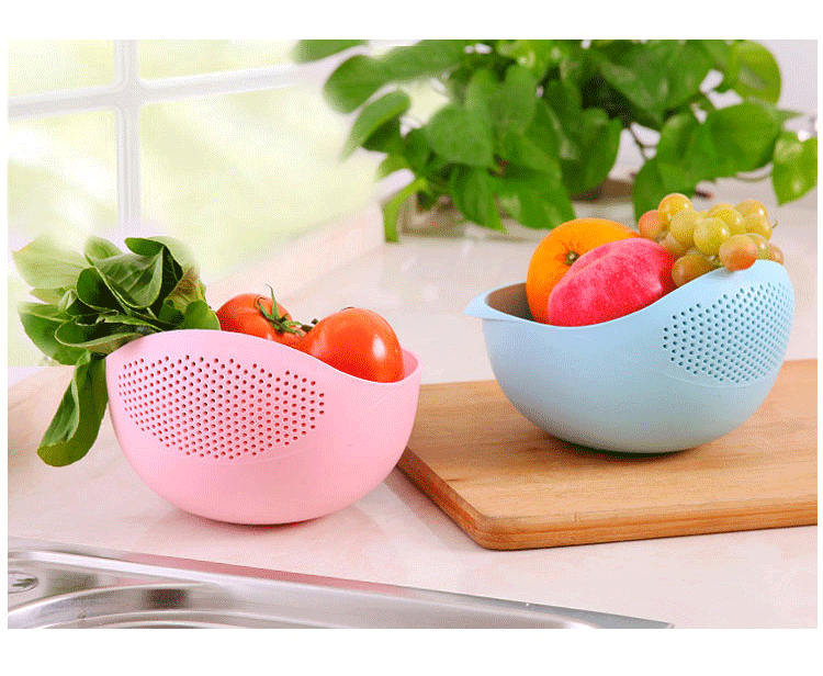 Colador Escurridor Multifunción para Arroz, Frutas y Verduras