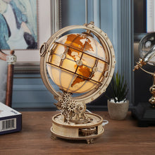 Lámpara Globo 3D de madera para decoración