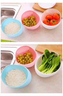 Colador Escurridor Multifunción para Arroz, Frutas y Verduras