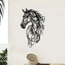 Metal Art Horse Wall Decor, Weather-Resistant Iron Wall Art for Garden, Patio, Indoor, Christmas Gift, Modern Home Decor