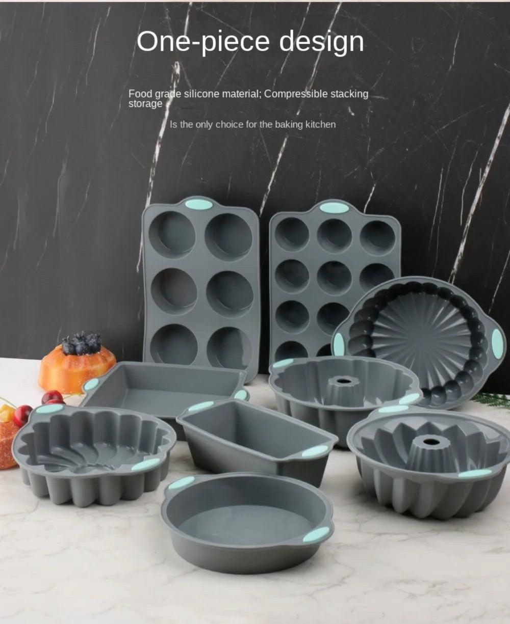 Molde de Silicona para Budín, Pan o Muffin