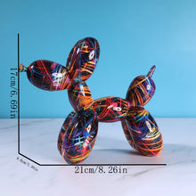Escultura Balloon Dog de resina estilo nórdico