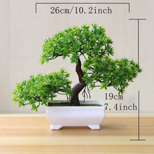 Bonsái artificial decorativo en maceta - Yellow