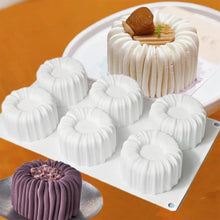 Molde de Silicona 6 Cavidades para Mini Tortas