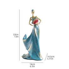 Portavinos figura mujer decorativo