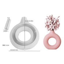 Molde de Silicona para Florero o Maceta de Resina