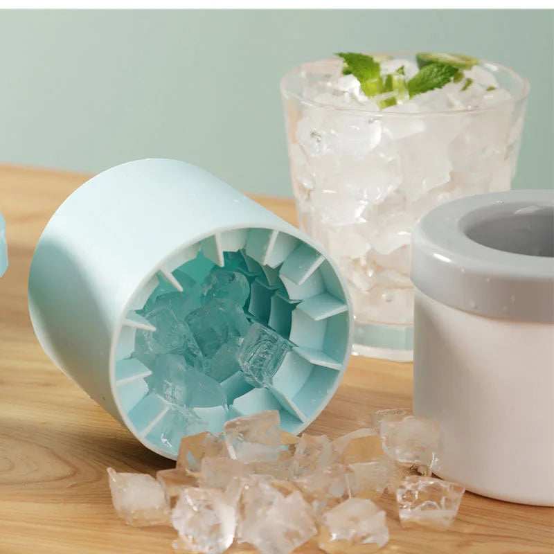 Molde Redondo de Silicona para Hielo