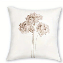 Funda de almohadón boho flores prensadas - A(2D Falt) 40x40cm