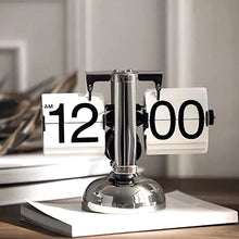 Reloj flip retro de mesa