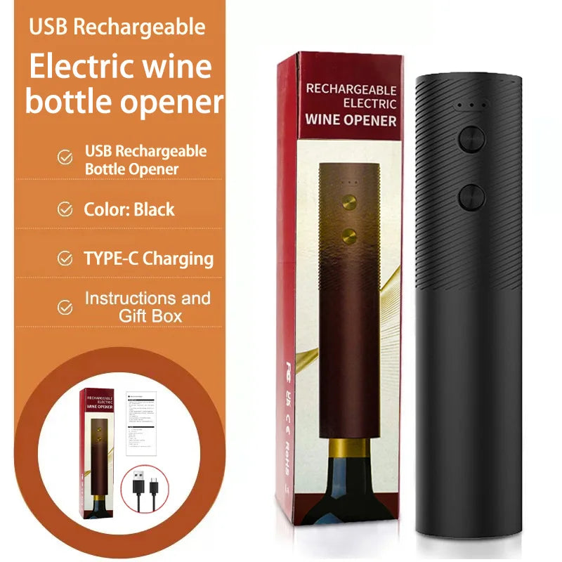 Abridor eléctrico de vino premium