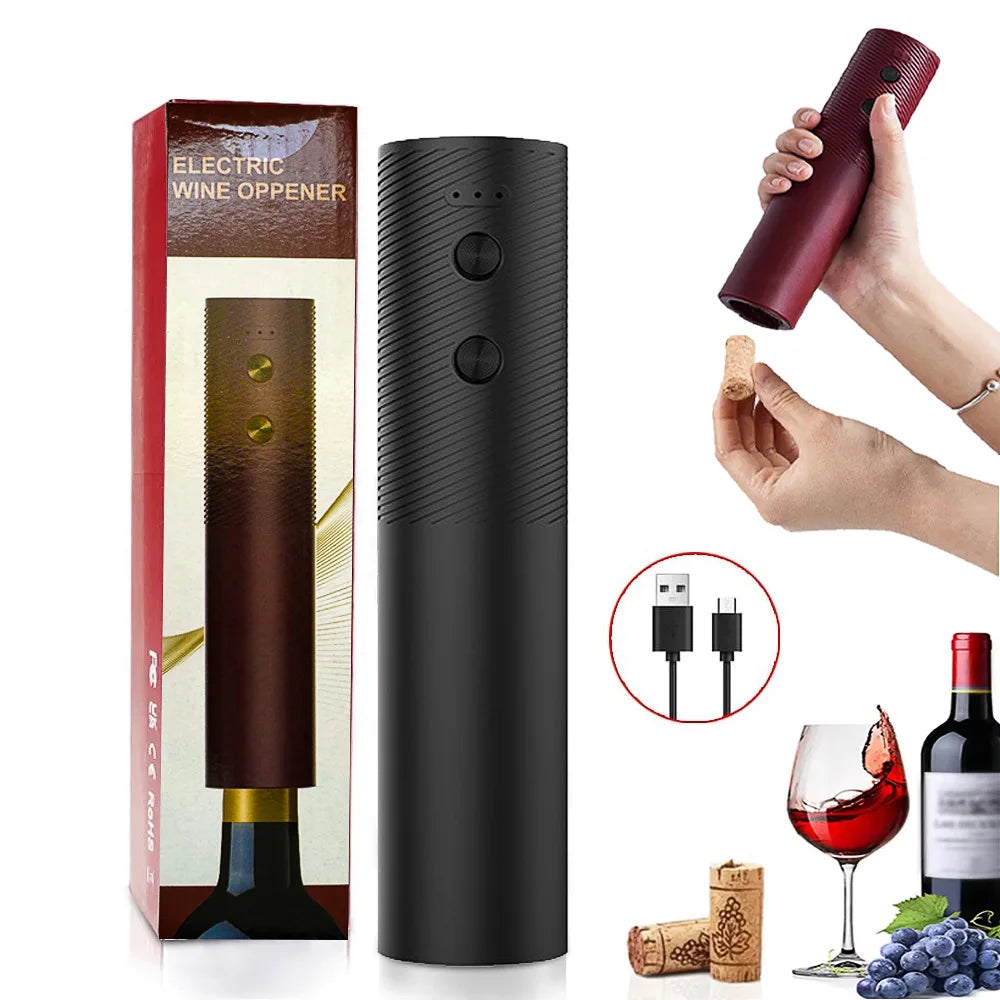 Abridor eléctrico de vino premium