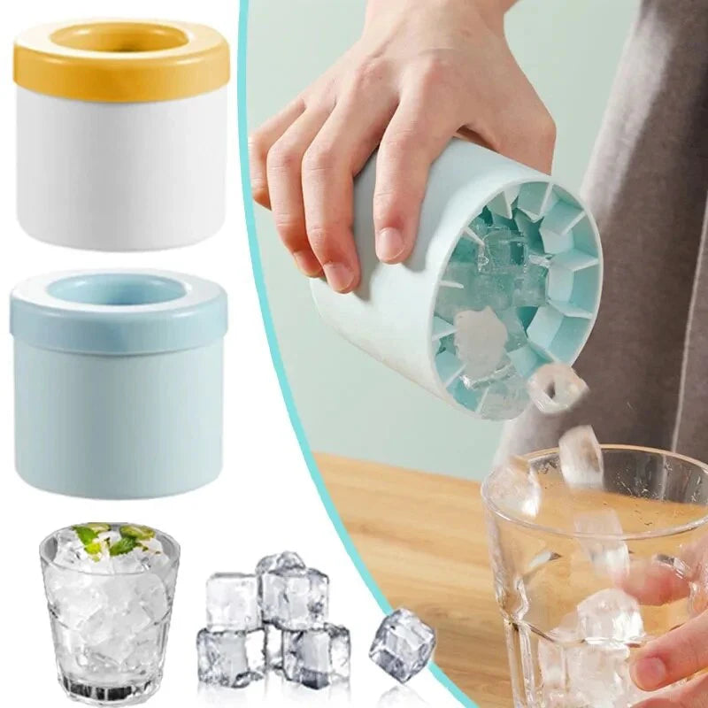 Molde Redondo de Silicona para Hielo