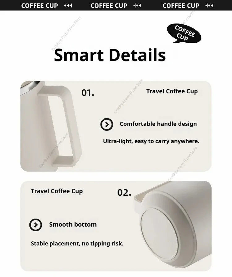 Taza Térmica de Acero Inoxidable 500 ml
