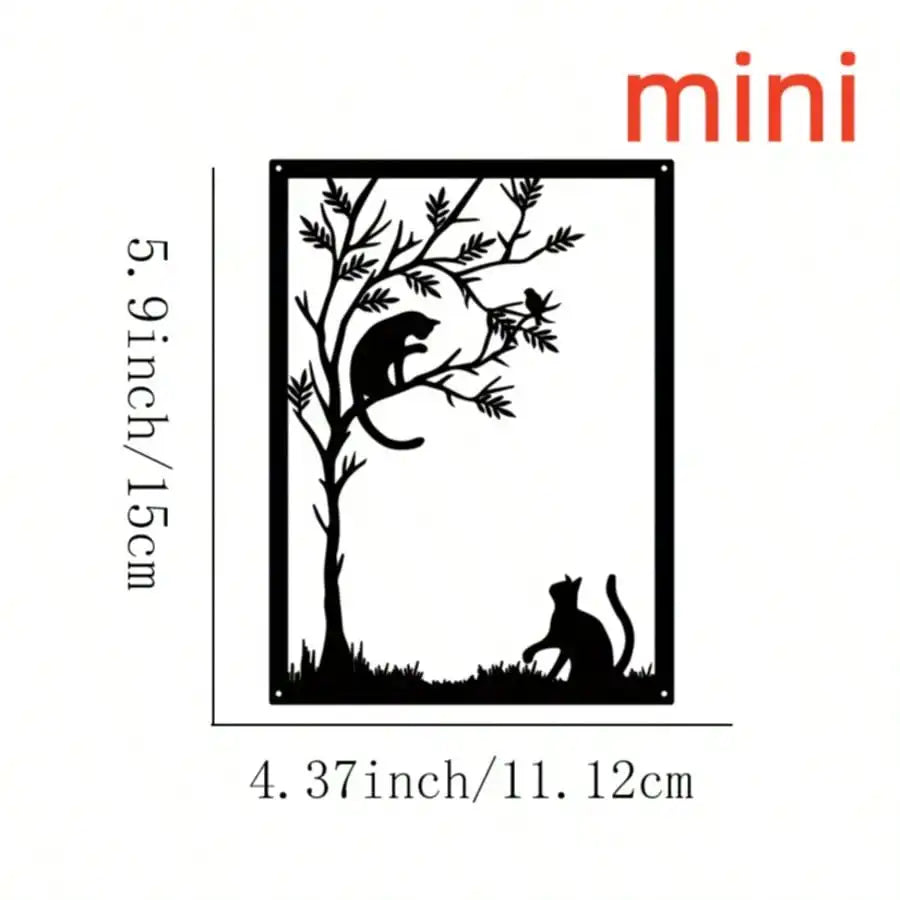 Metal Crafts Selling Bedroom Living Room Ornaments Cat Decorations, Crafts Ornaments Home Decoration metal wall hanging