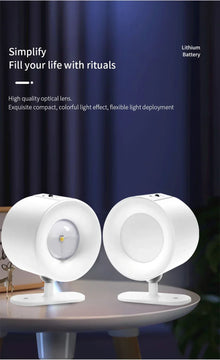 Aplique LED magnético rotativo