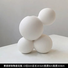 Escultura abstracta Wabi Sabi de cerámica