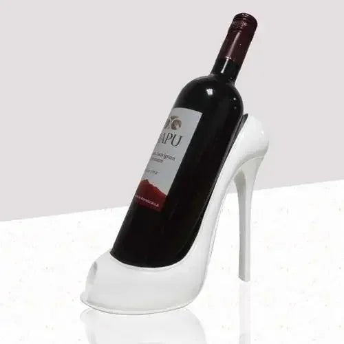 Portavinos decorativo zapato de tacón alto