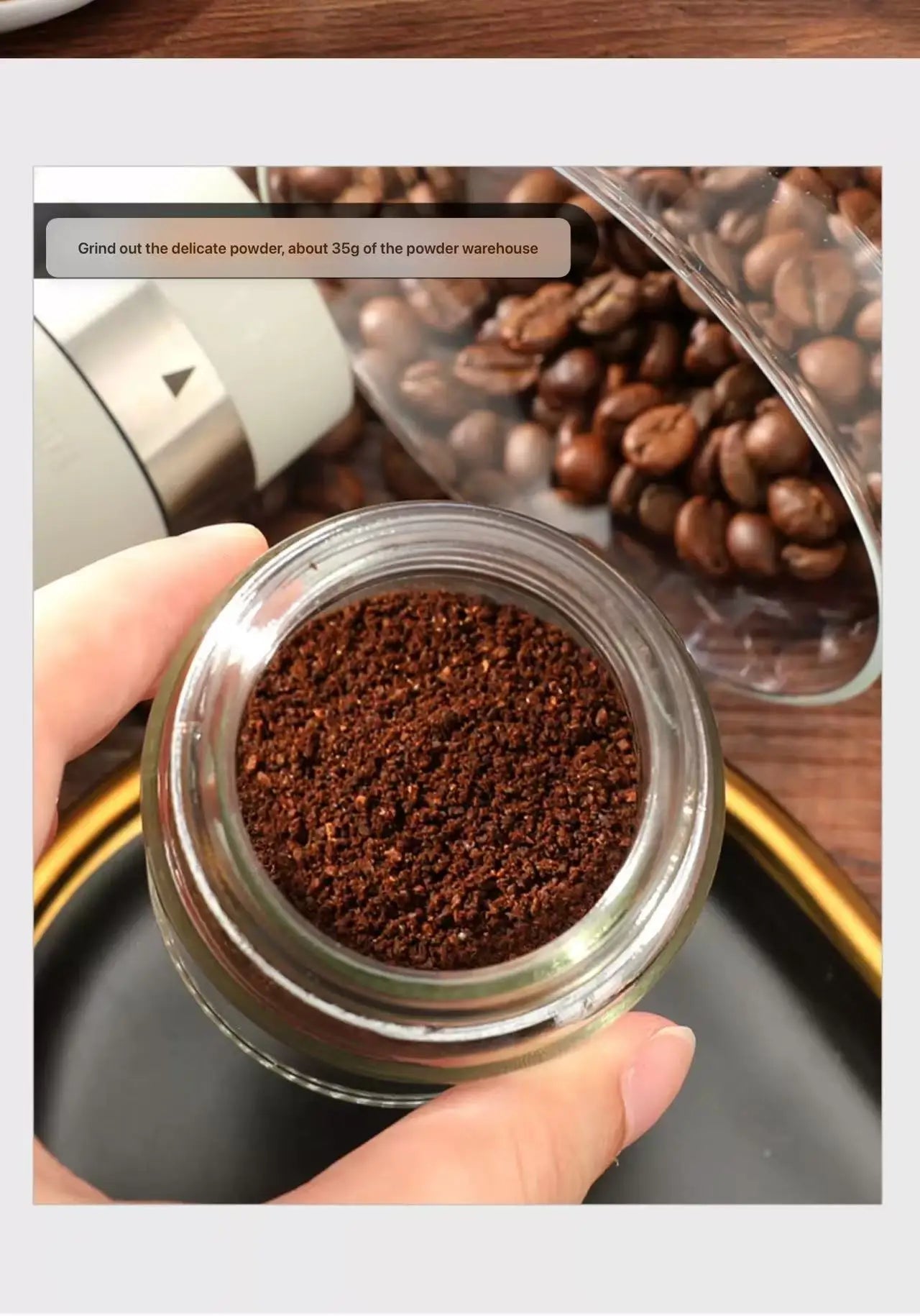 Molinillo Manual de Café Compacto